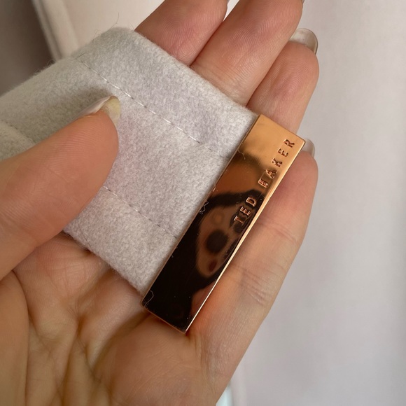 Ted Baker long wrap coat, size 3, pink blush, midi length - Picture 2 of 7